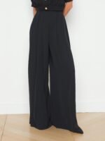 Nova Pleated Wide-Leg Pant