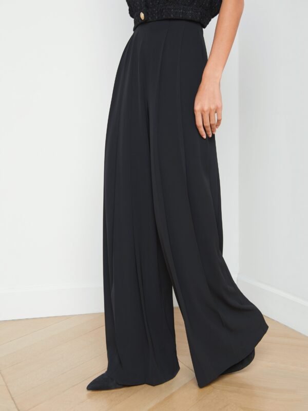 Nova Pleated Wide-Leg Pant