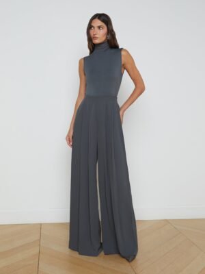 Nova Pleated Wide-Leg Pant