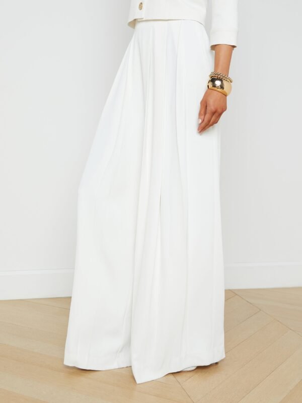 Nova Pleated Wide-Leg Pant